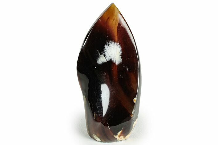 Tall, Free-Standing Polished Indonesian Blue Amber #311491